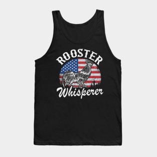 Rooster Whisperer Funny Chicken Farmer Vintage Tank Top